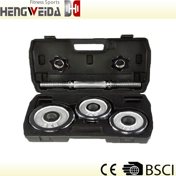 HWD3208-10KGS Chromed Dumbbell Set