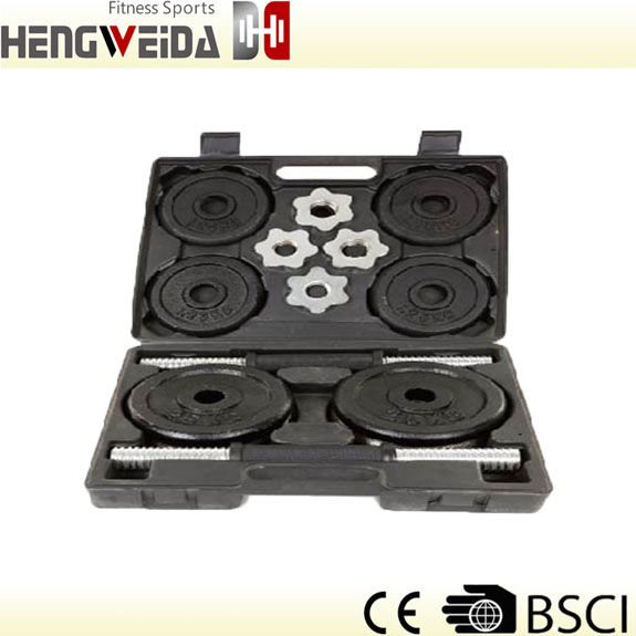 HWD3205-20KG Black Painted Dumbbell Set